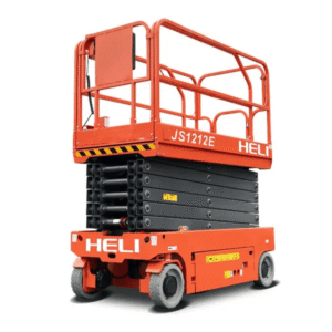 Heli JS12 Self Propelled Scissor Type Aerial Work Platform Lift 10 - 14m